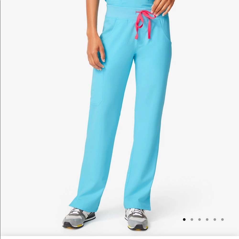 Figs, Neon Blue Kade pants (size small)
